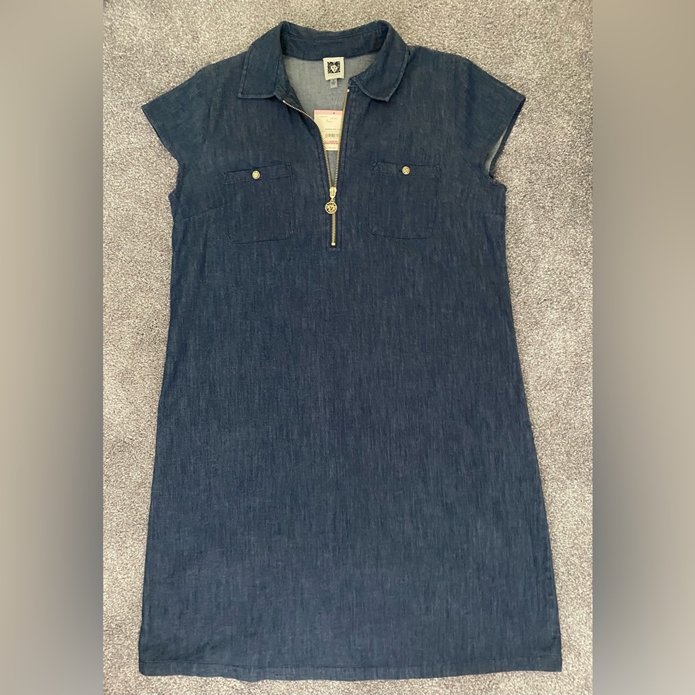 Anne Klein Blue Midi Dress